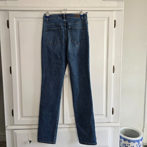 Vintage Lee Women's High Rise Relaxed Fit Straight Leg Jeans, Size 2 - Picture 2 of 5